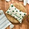 St Patricks Day Lucky Clover White Throw Pillow Cover, 12 x 20 Inch Shamrock Green Cushion Case Decoration for Sofa Couch